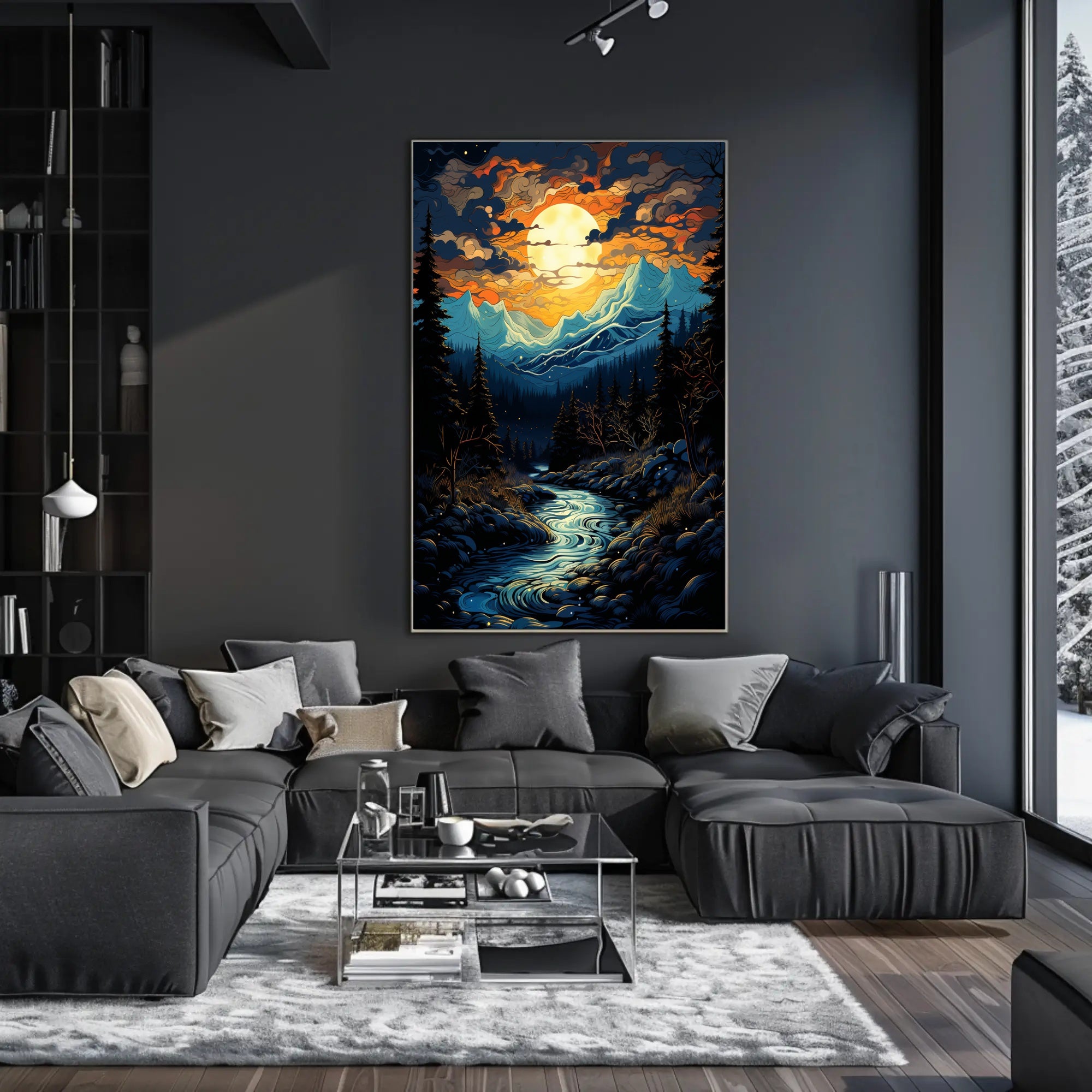 Aye Mystical Landscape Poster