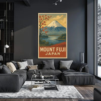 Mount Fuji Vintage Japanese Heritage Collectors Poster