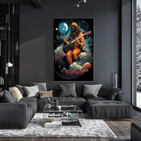 Celestial Guitarist Poster