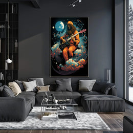 Celestial Guitarist Poster