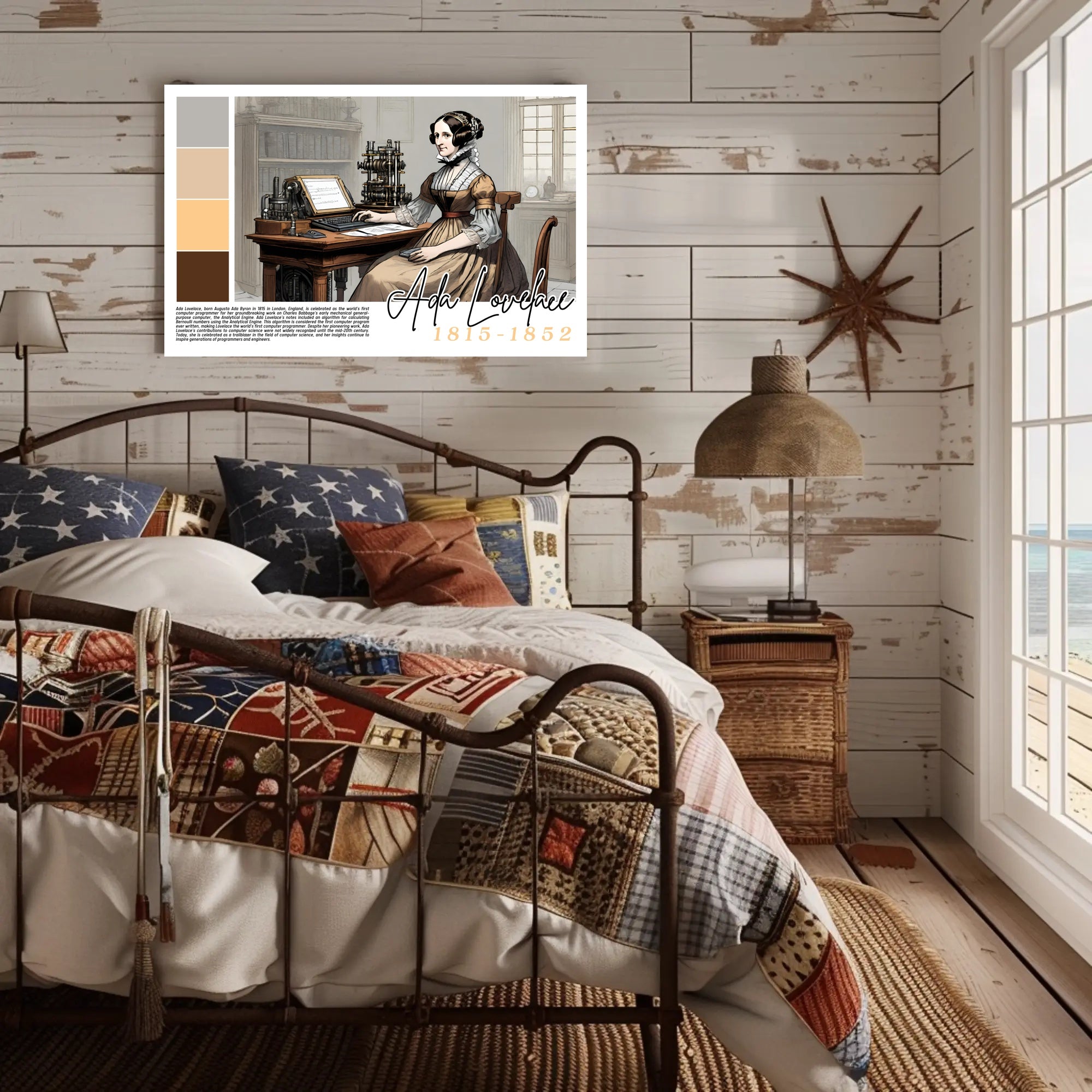 Tribute to Ada Lovelace Poster