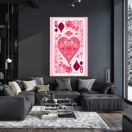 Queen of Spades Artistic Poster for Elegant Home Decor PosterGoat