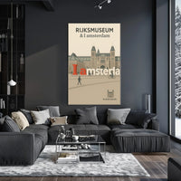 Rijksmuseum and I Amsterdam Poster