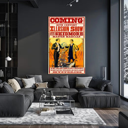 Magic Show Poster: Vintage-Style Theater Advertising