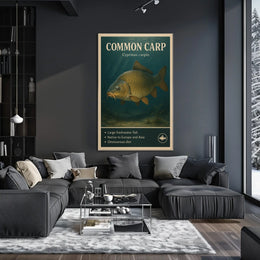 Common Carp Cyprinus carpio Poster