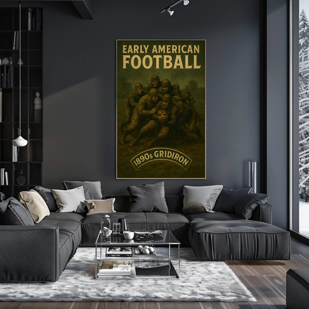 Early American Football Poster