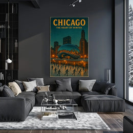 Chicago The Heart of Winter Poster