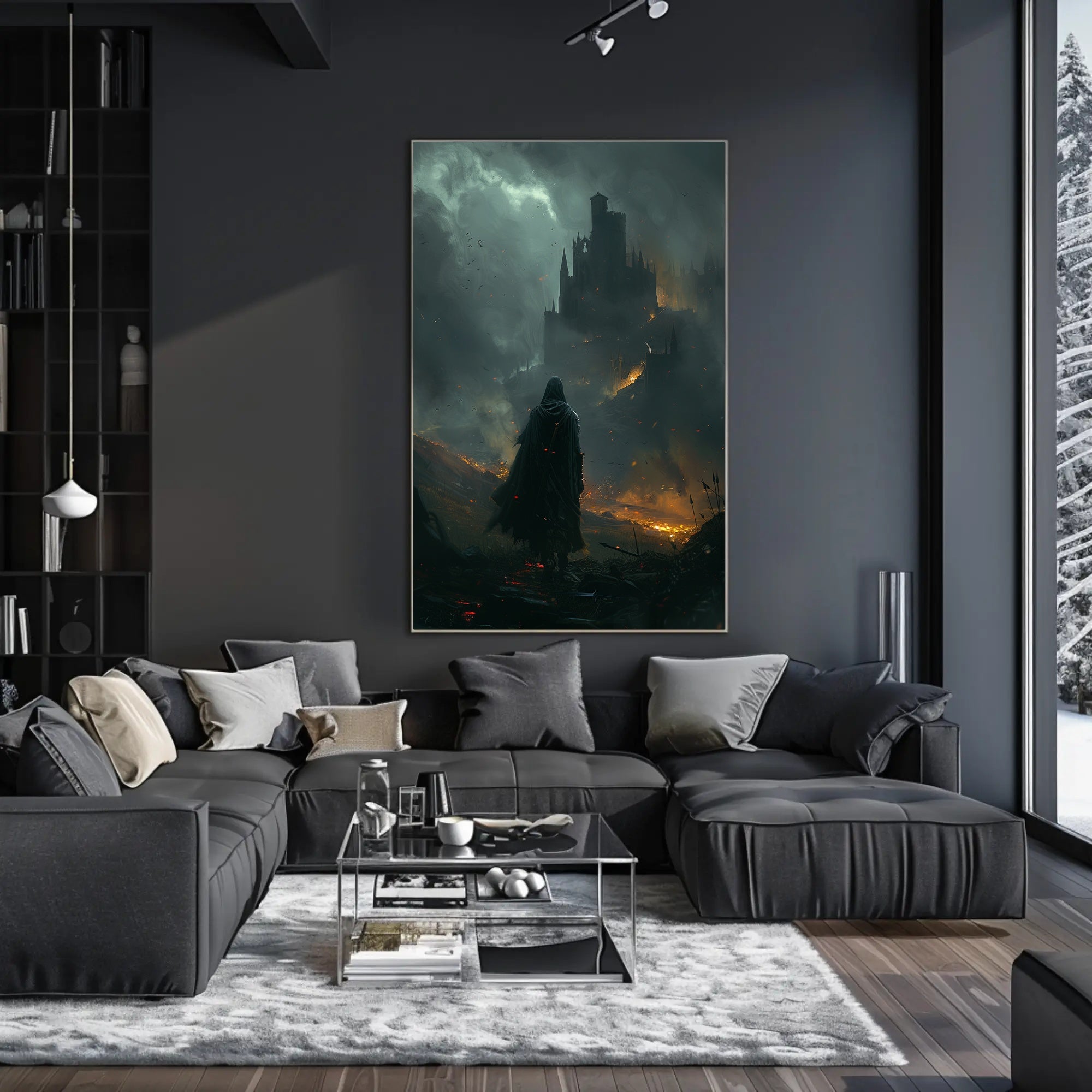 The Dark Fortress Wall Art Poster Print for Home Decor PosterGoat
