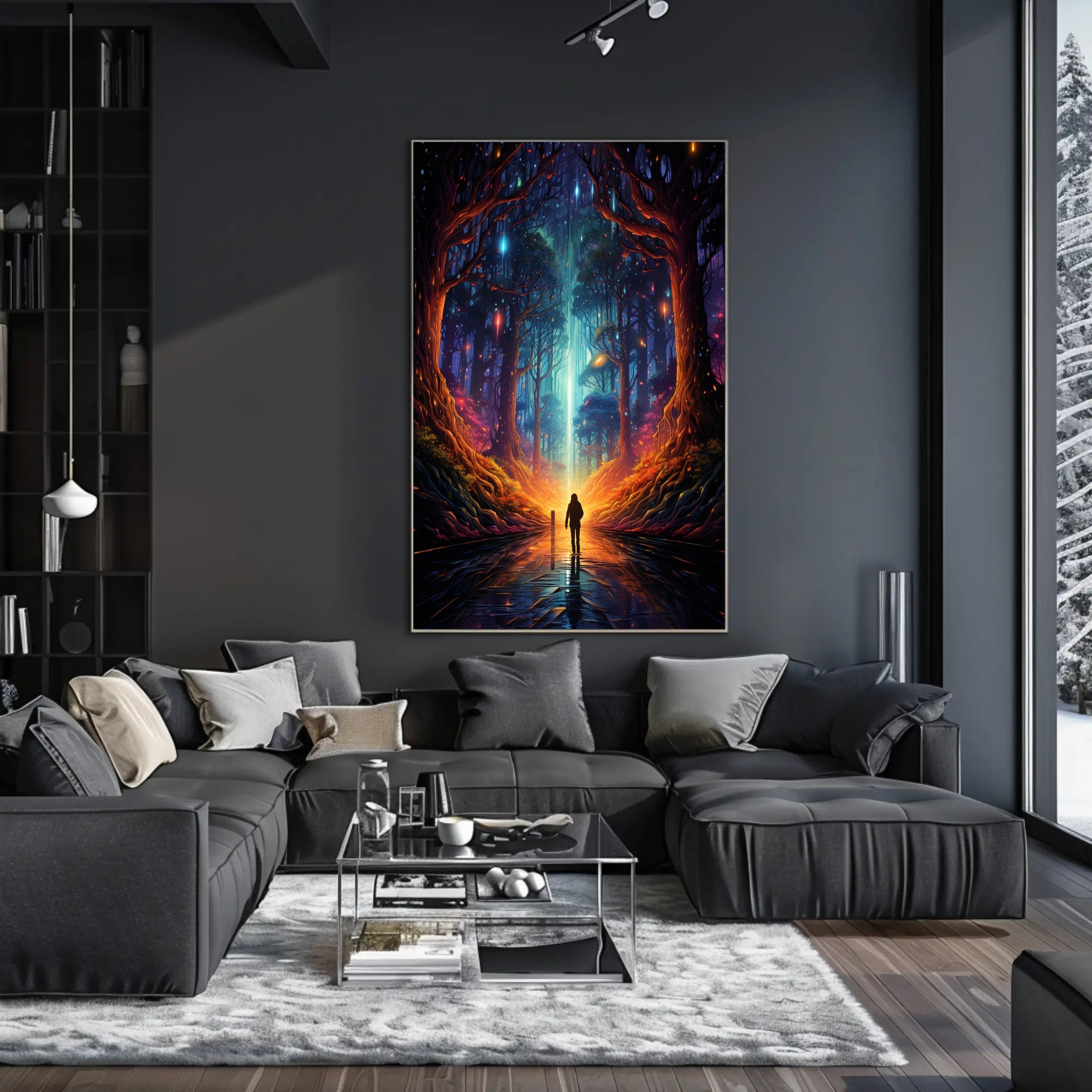 Enchanted Forest Pathway Poster