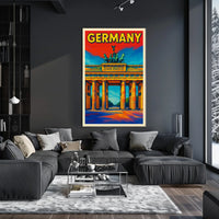 Germany Vibrant Landmark Poster