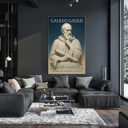 Galileo Galilei Father Of Modern Poster