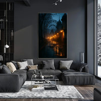 Eerie Carnival Night Poster