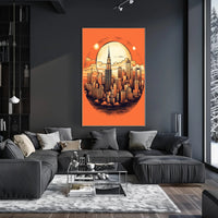 Urban Sunset Poster