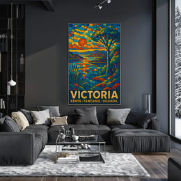 Victoria A Vibrant Landscape Poster