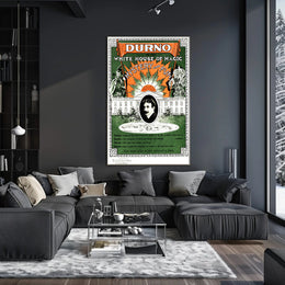 Durno Magic Show Vintage Entertainment Poster