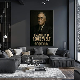 Franklin D. Roosevelt 32nd President Poster