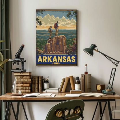 Vintage Poster Arkansas Hikers
