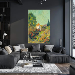 Vibrant Garden Landscape Poster