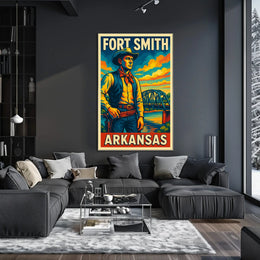 Fort Smith, Arkansas Western Heritage Poster