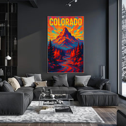Vibrant Colorado Landscape Poster