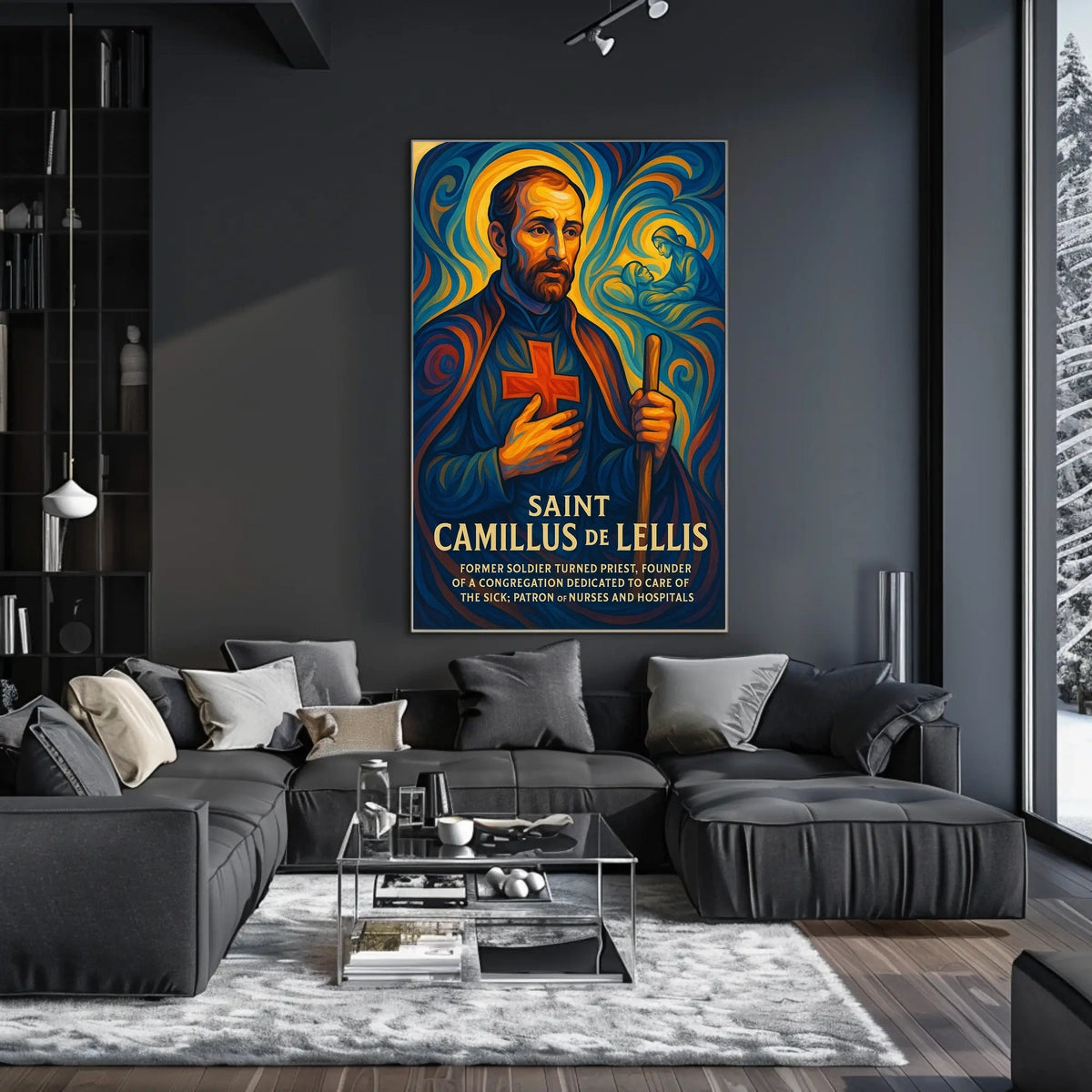 Saint Camillus de Lellis Poster