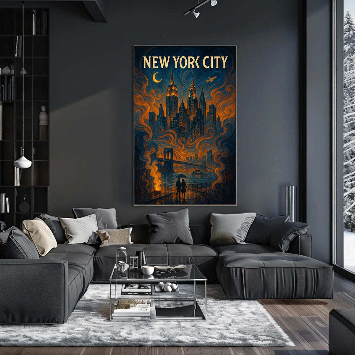 New York City Skyline Poster