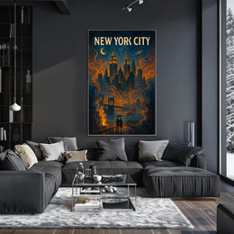 New York City Skyline Poster