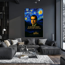 Richard Nixon 37th President of the United States Presidential Masterpiece Series Poster
