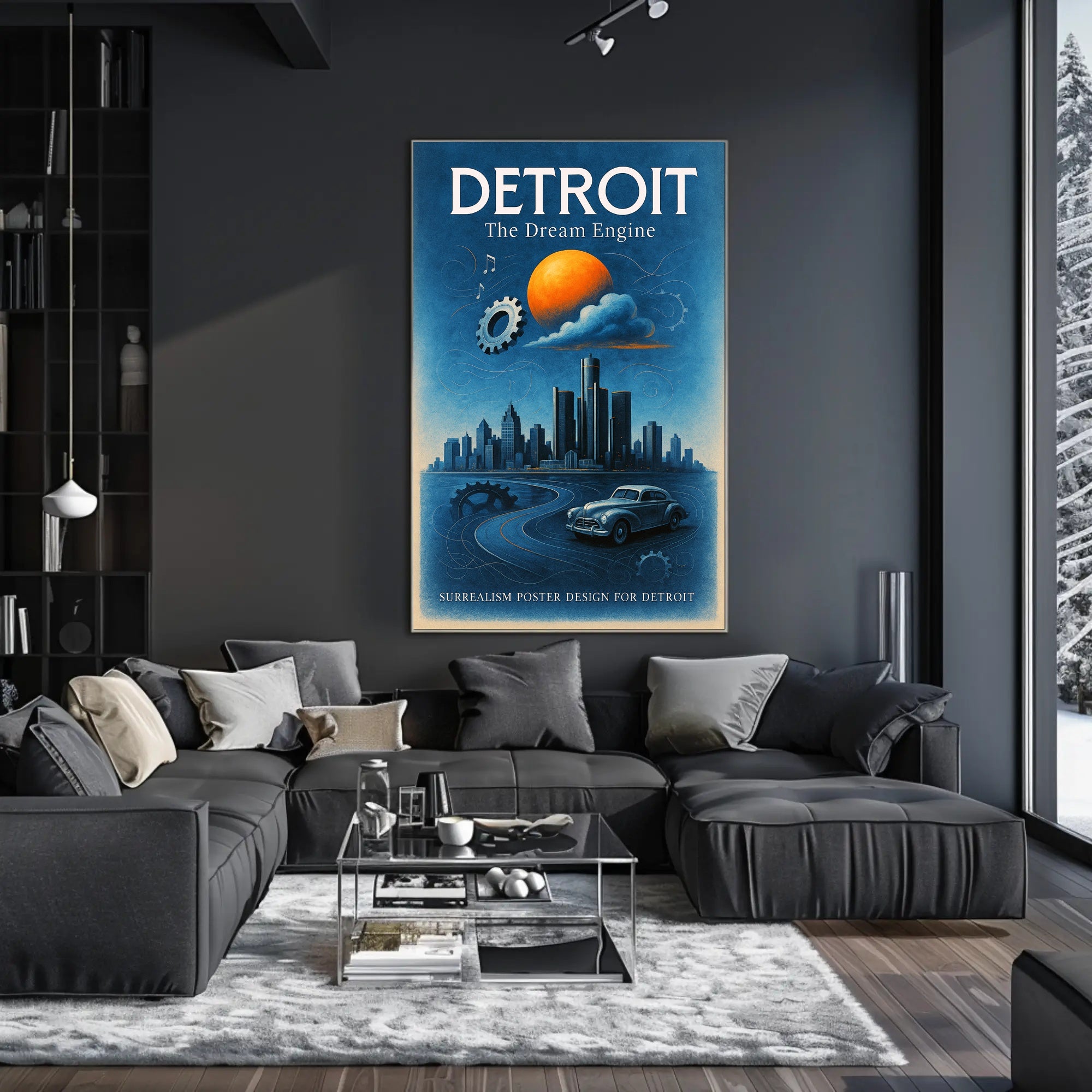 Detroit The Dream Engine Poster