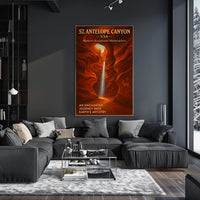 Antelope Canyon Enchanted Journey Art Poster