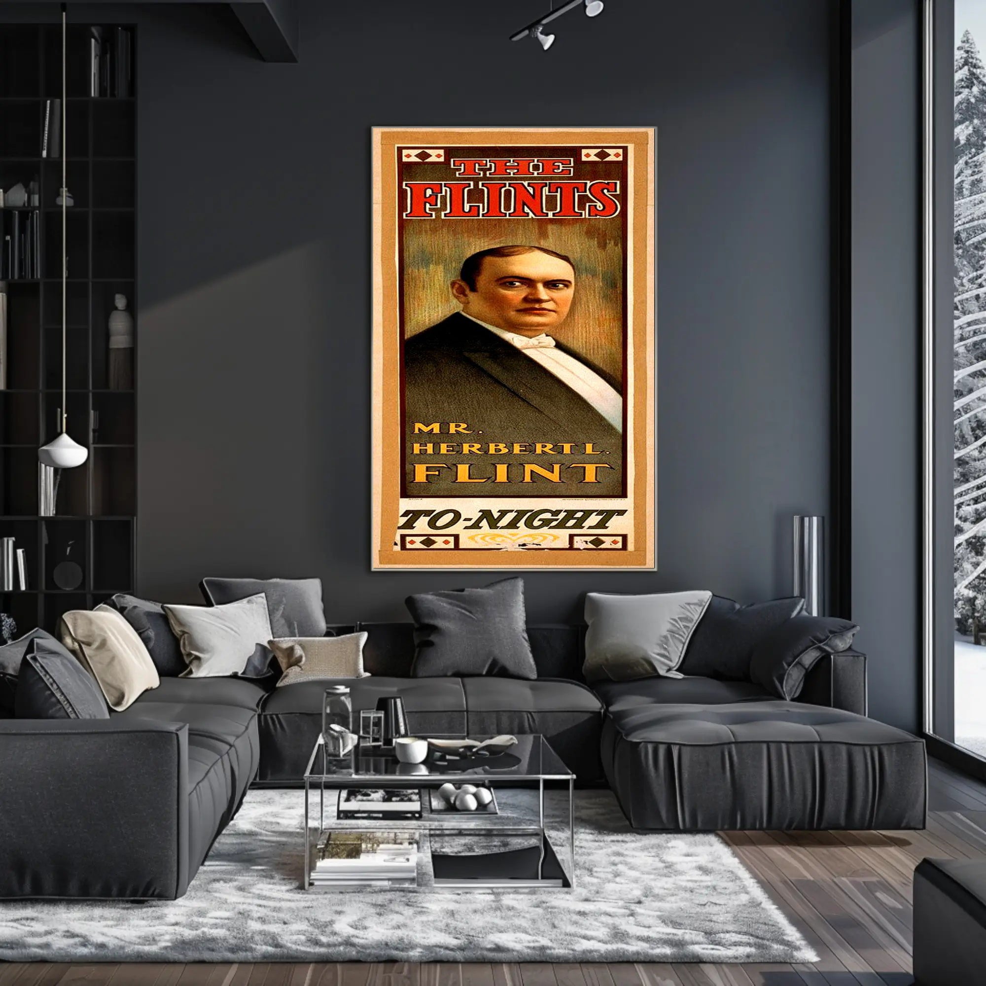 The Flints Vintage Performance Historical Event Poster