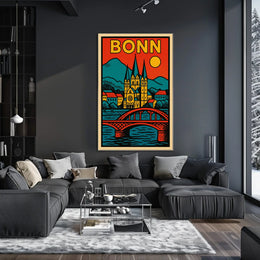 Bonn Cityscape Poster