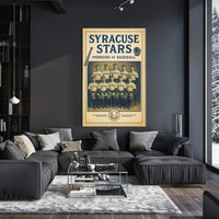 Syracuse Stars Pioneers of Baseball Poster PosterGoat