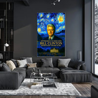 Bill Clinton 42nd President of the United States Presidential Masterpiece Series Poster