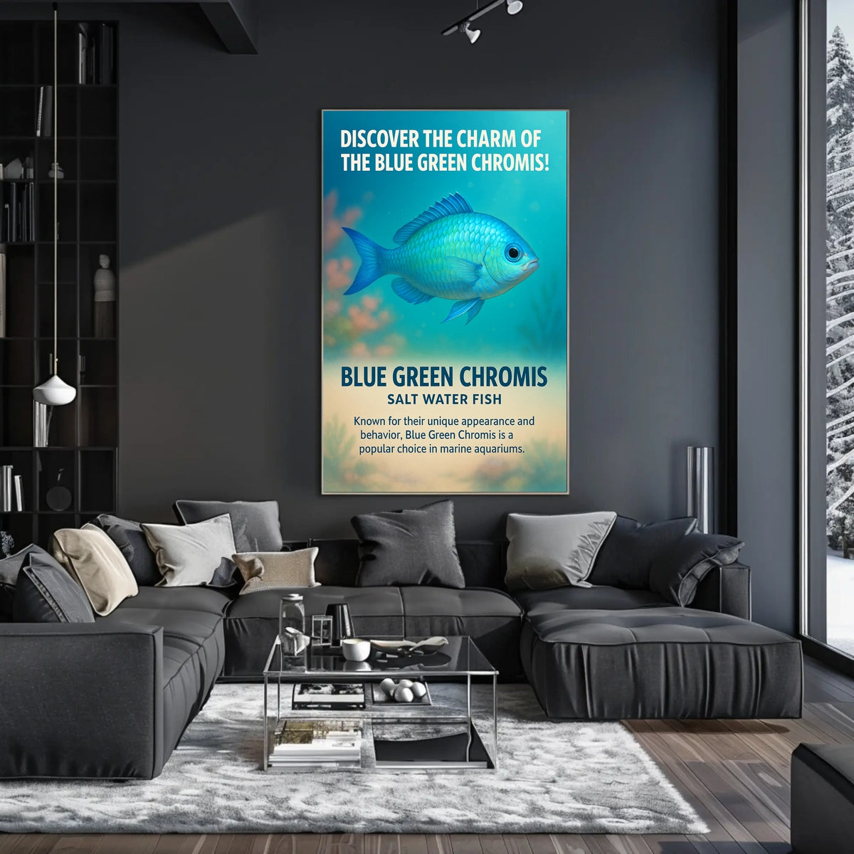 Discover The Charm Of The Blue Green Poster