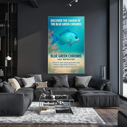 Discover The Charm Of The Blue Green Poster