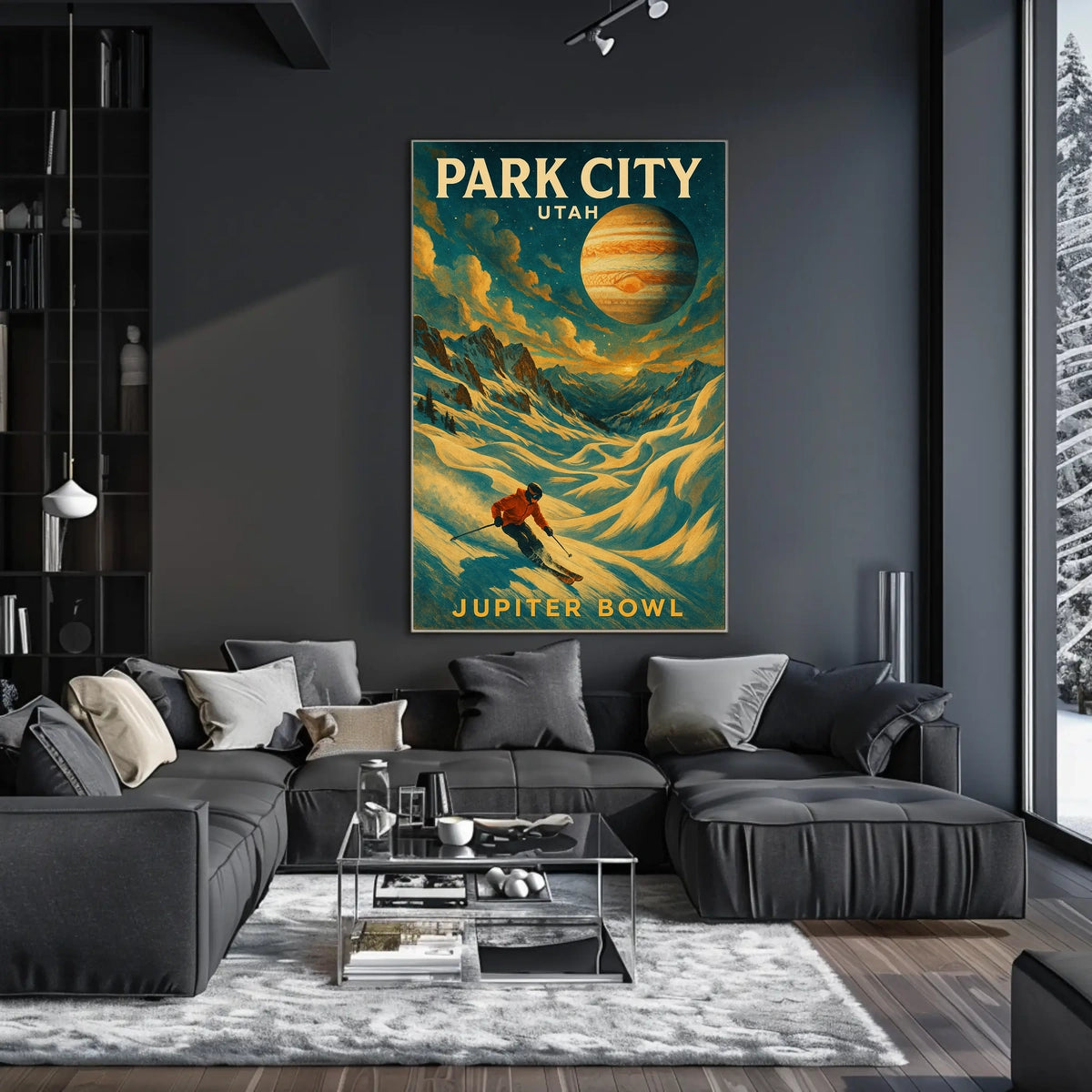 Park City, Utah Jupiter Bowl Poster