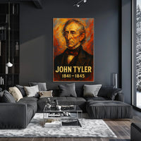 John Tyler Presidential Term 1841-1845 Poster