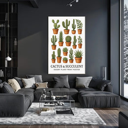Cactus & Succulent Collection Poster
