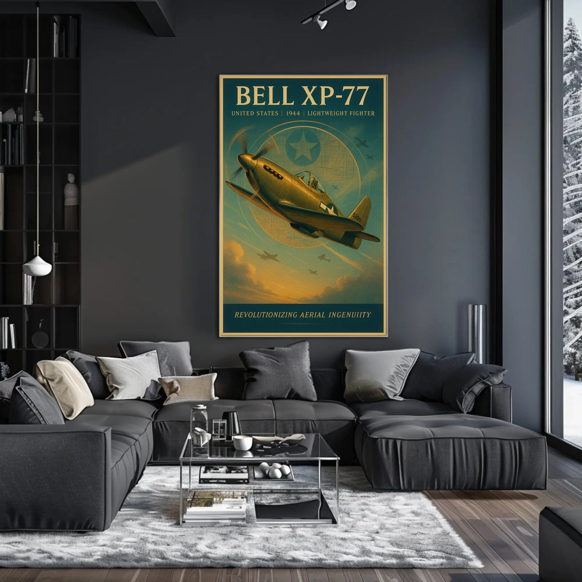 Bell XP-77 Lightweight Fighter Poster