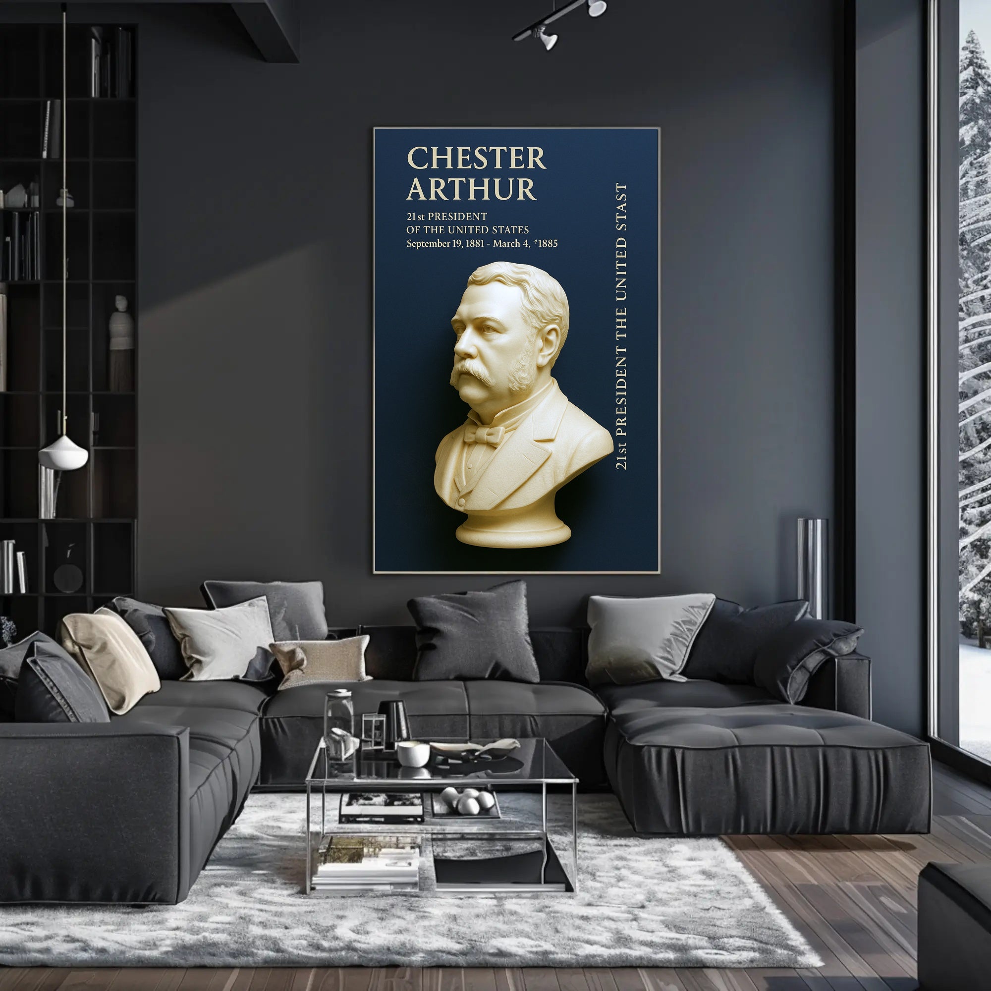 Chester Arthur 21st President Poster PosterGoat