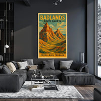 Badlands Of South Dakota Poster