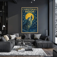 Christmas Moon Poster