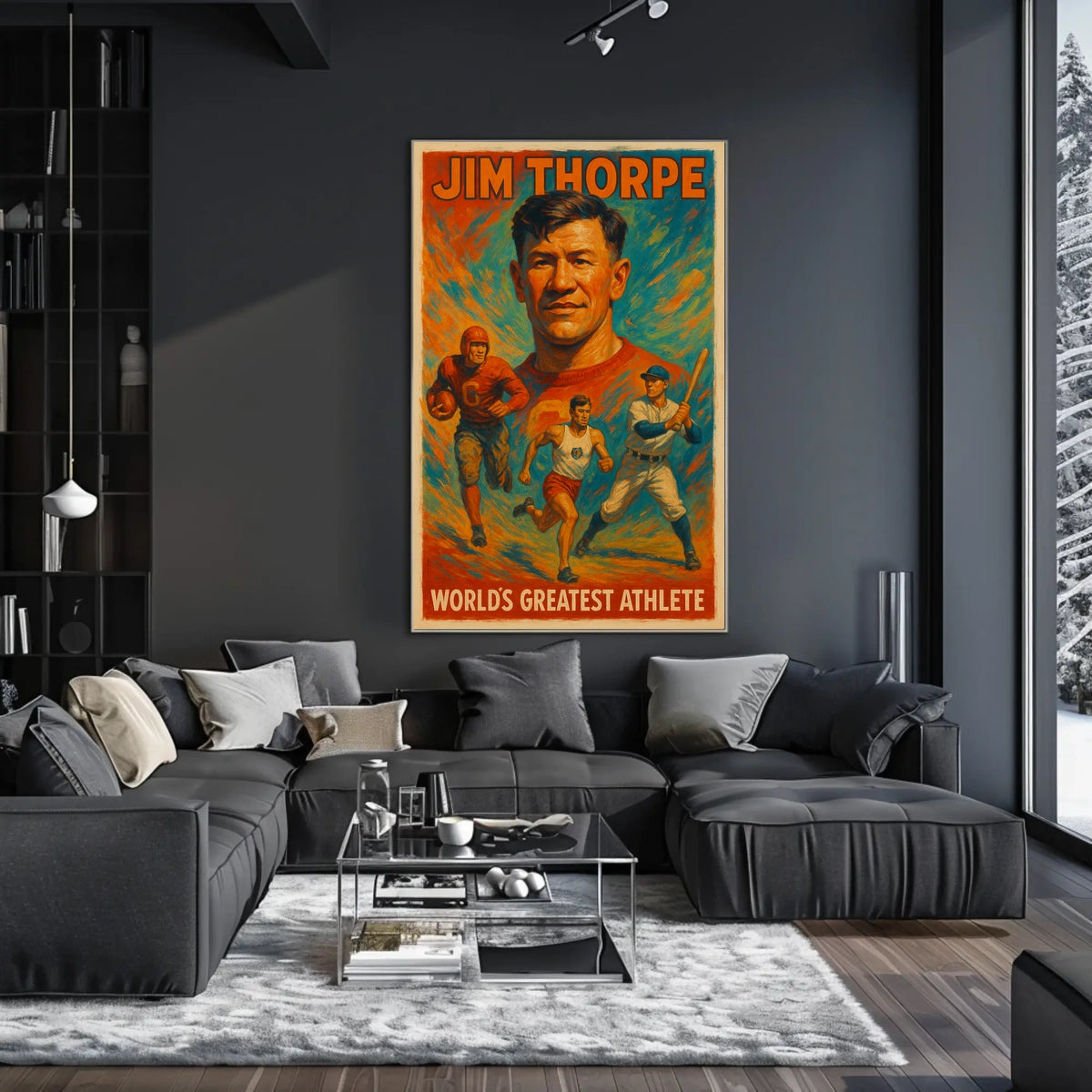 Celebrating Jim Thorpe A Tribute to a Sports Icon Poster
