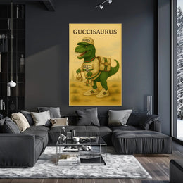 Guccisaurus Poster PosterGoat