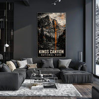 Kings Canyon Scenic National Park Wanderlust Poster