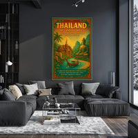 Thailand Enchantment Travel Poster