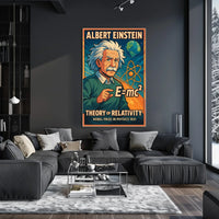 Albert Einstein Theory Of Relativity Poster