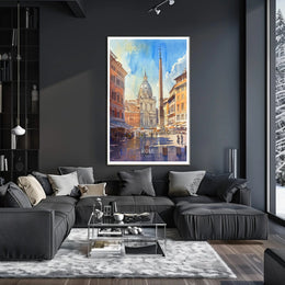 Rome Cityscape Poster PosterGoat