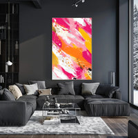 Vibrant Abstract Expressionist Art Print - Artistic Poster PosterGoat